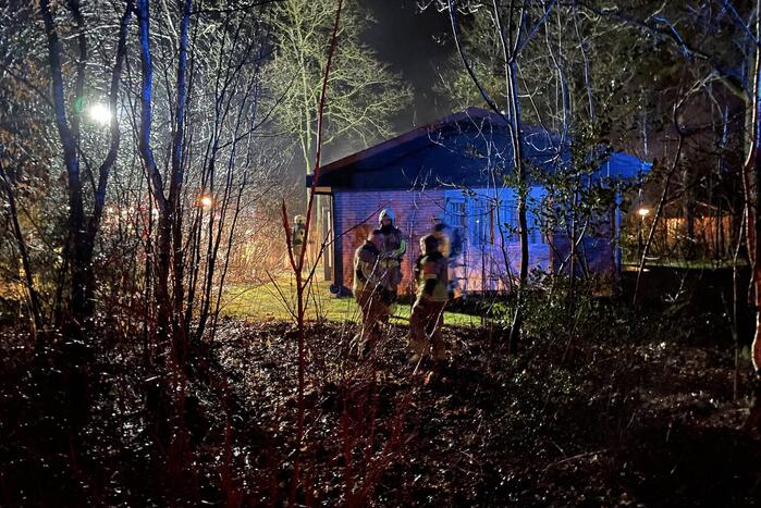Brand in chalet snel geblust