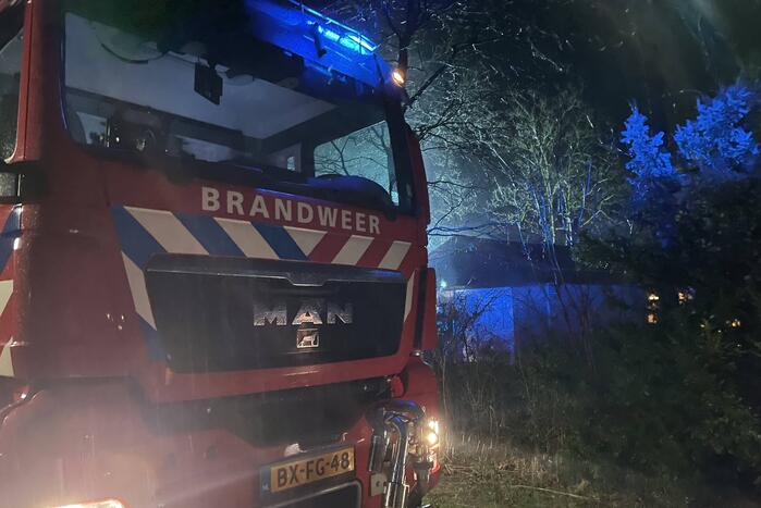 Brand in chalet snel geblust