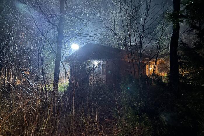 Brand in chalet snel geblust