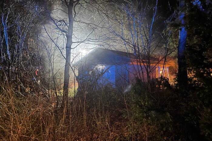 Brand in chalet snel geblust
