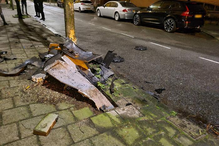 Persoon aangehouden na eenzijdig ongeval