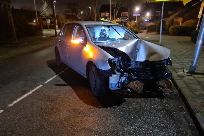 Persoon aangehouden na eenzijdig ongeval