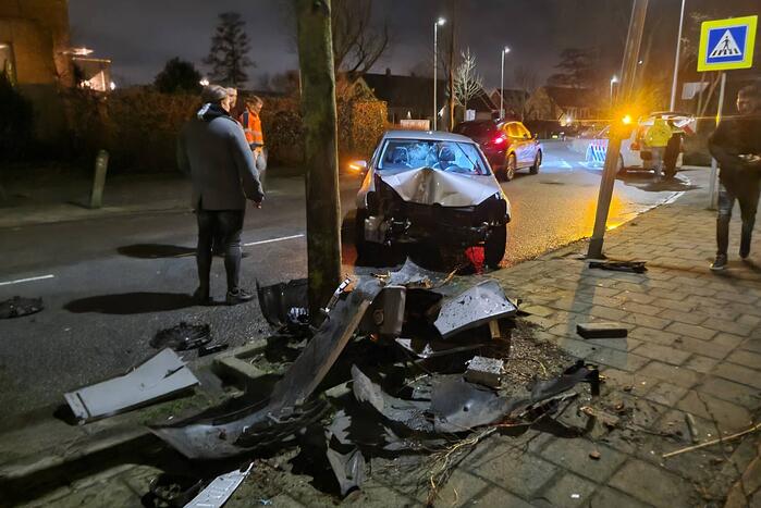 Persoon aangehouden na eenzijdig ongeval