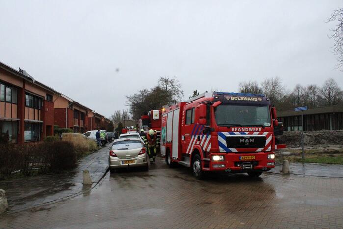 Dakbeplating verwijderd door brandweer