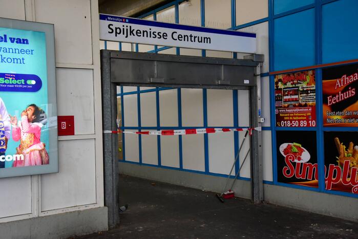 Ernstig ongeval op metrospoor