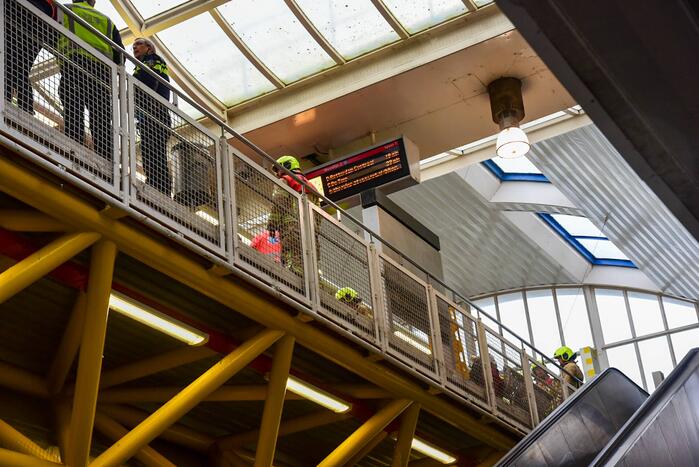 Ernstig ongeval op metrospoor