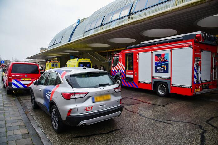 Ernstig ongeval op metrospoor