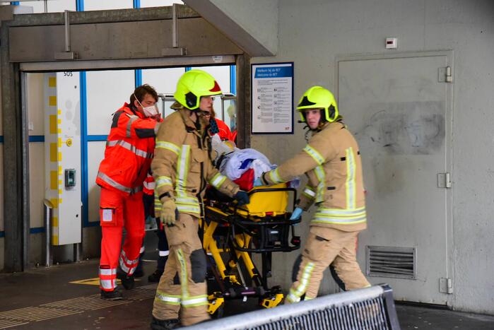 Ernstig ongeval op metrospoor