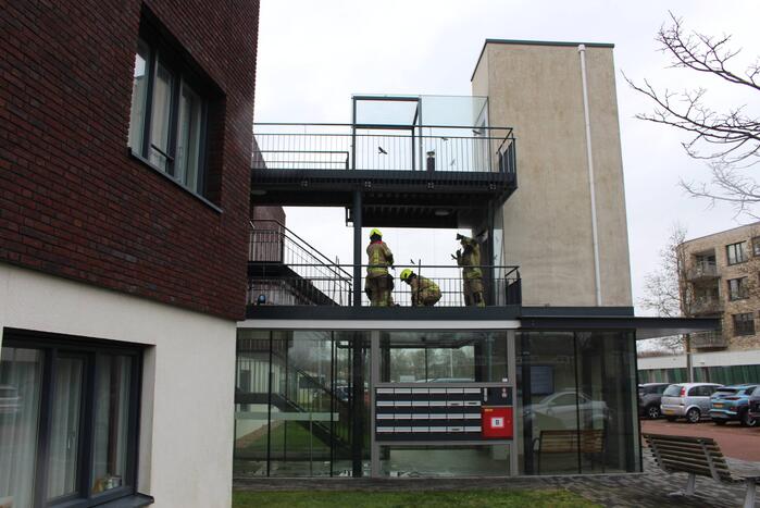 Ramen trapgang verzorgingshuis ontzet door storm Franklin