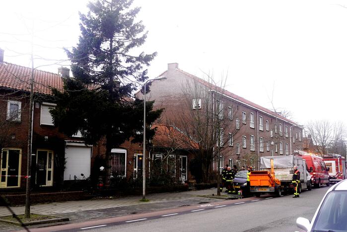 Door storm aangetaste boom neergehaald