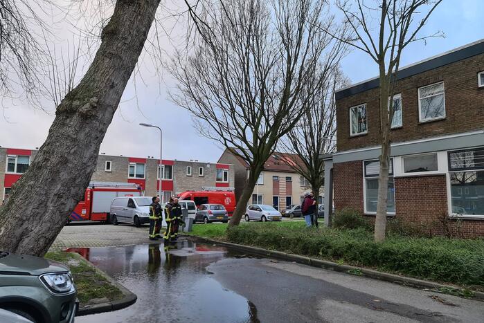 Brandweer ingezet voor scheefstaande boom