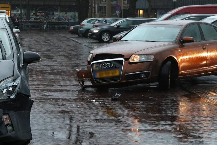 Schade bij ongeval op parkeerplaats