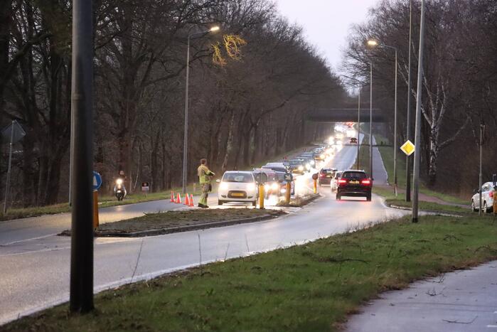 Ongeval bij stormschade melding