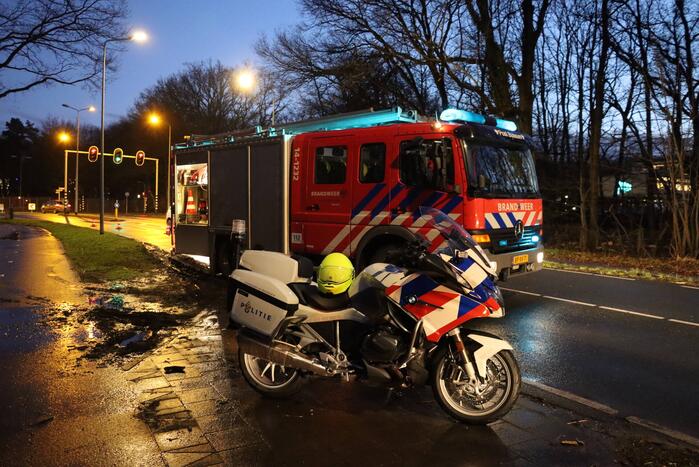 Ongeval bij stormschade melding