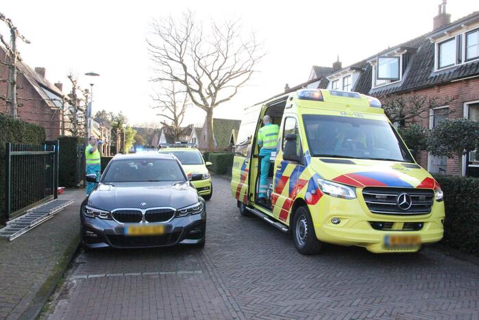 Persoon gewond na val van ladder