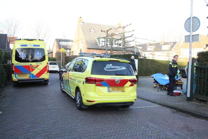 Persoon gewond na val van ladder