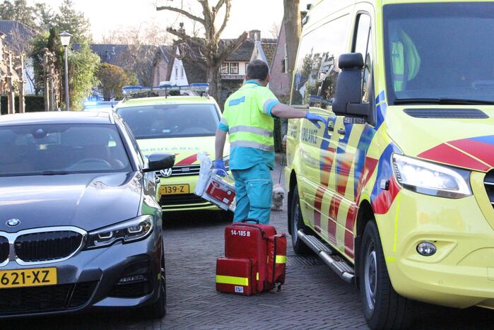 Persoon gewond na val van ladder