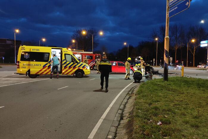 Veel schade bij ongeval op kruising