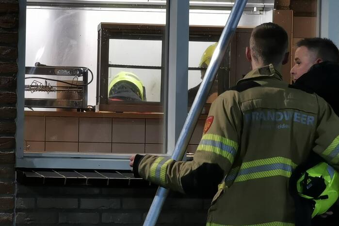 Brand in kantine van sportvereniging