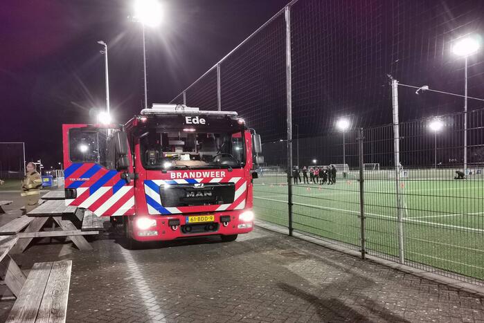 Brand in kantine van sportvereniging