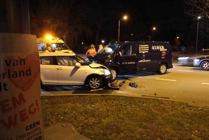 Gewonde na ongeval op kruising