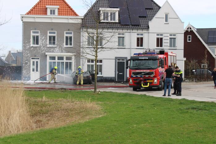 Woning beschadigd door autobrand