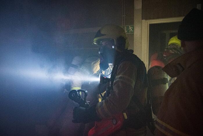 Vrijwillige brandweerkorpsen houden grote oefening