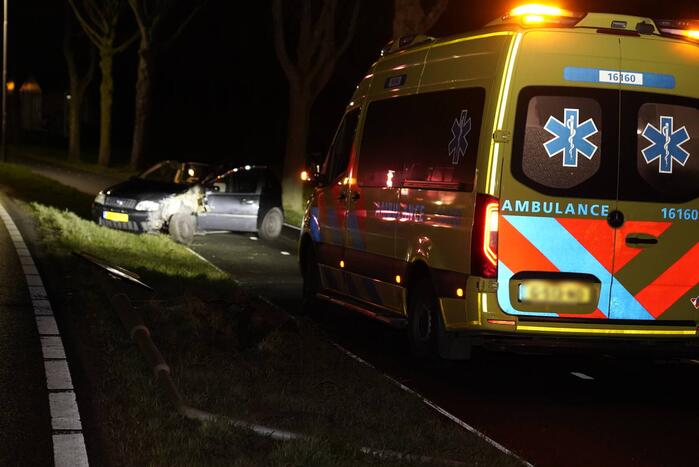 Bestuurder aangehouden na eenzijdig ongeval