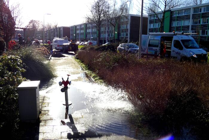 Waterlekkage door verstopt riool