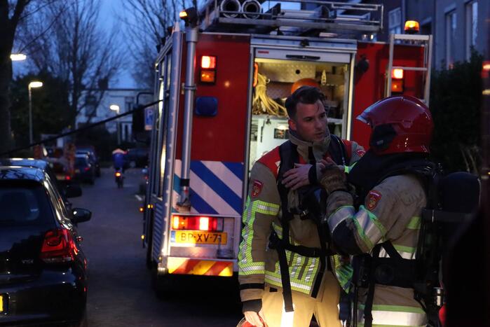 Veel rook bij brand op zolder