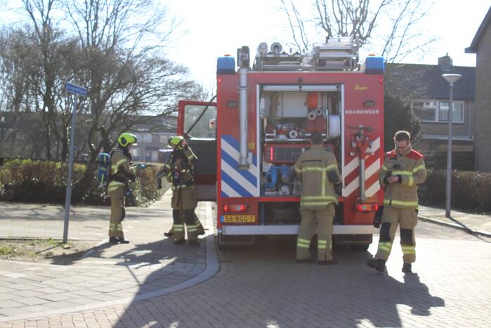 Veel rook bij brand in ondergrondse container