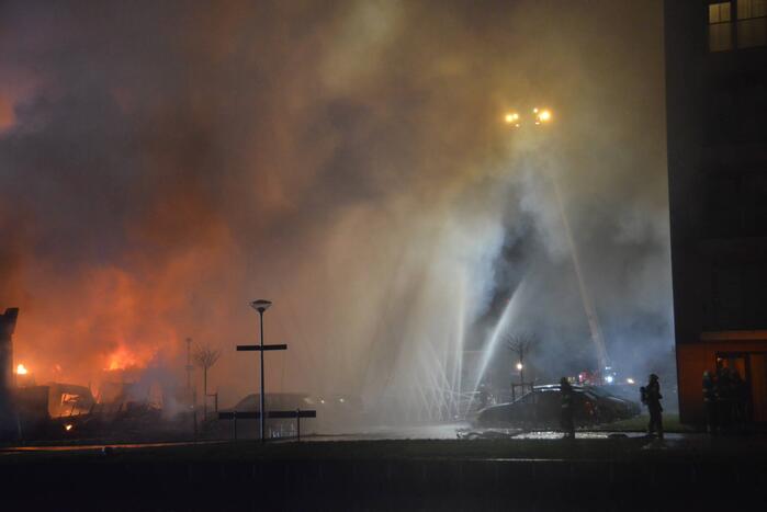 Evacuaties na brand in kringloopwinkel