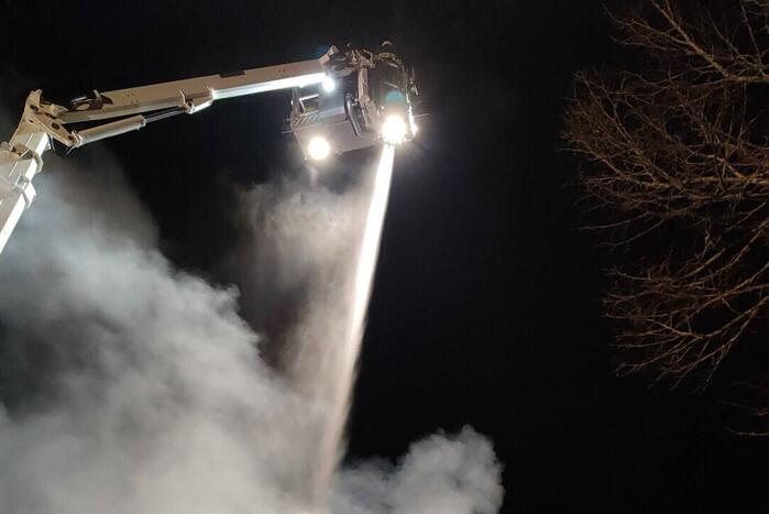 Evacuaties na brand in kringloopwinkel