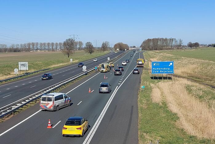 Gewonde bij ongeval op snelweg
