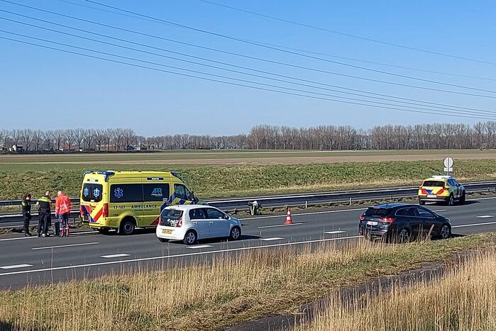 Gewonde bij ongeval op snelweg