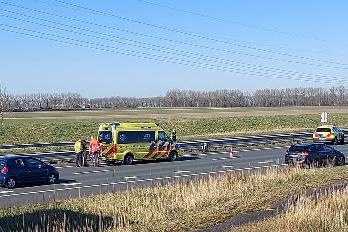 Gewonde bij ongeval op snelweg