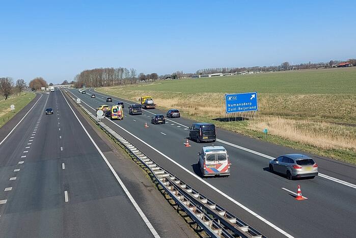 Gewonde bij ongeval op snelweg