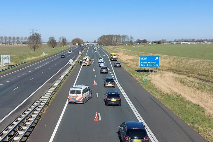 Gewonde bij ongeval op snelweg