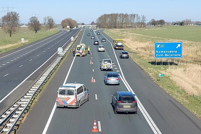 Gewonde bij ongeval op snelweg