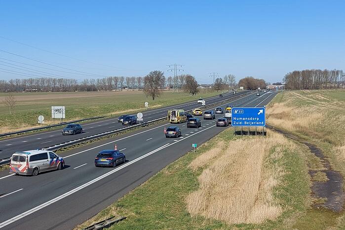 Gewonde bij ongeval op snelweg
