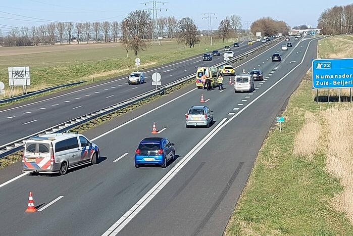 Gewonde bij ongeval op snelweg