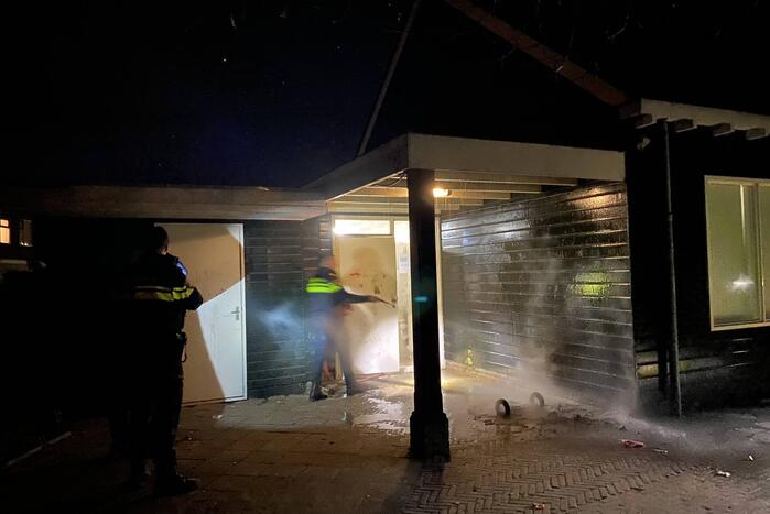 Kliko in brand onder afkapping jongerencentrum