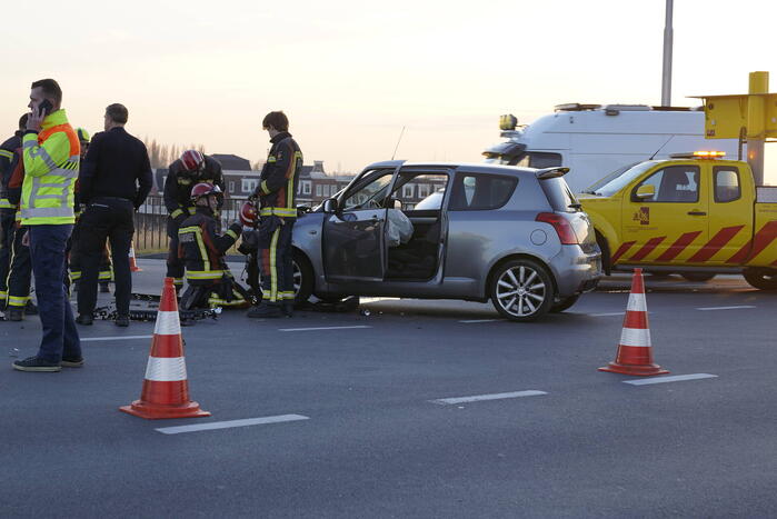 Flinke schade bij aanrijding op kruising