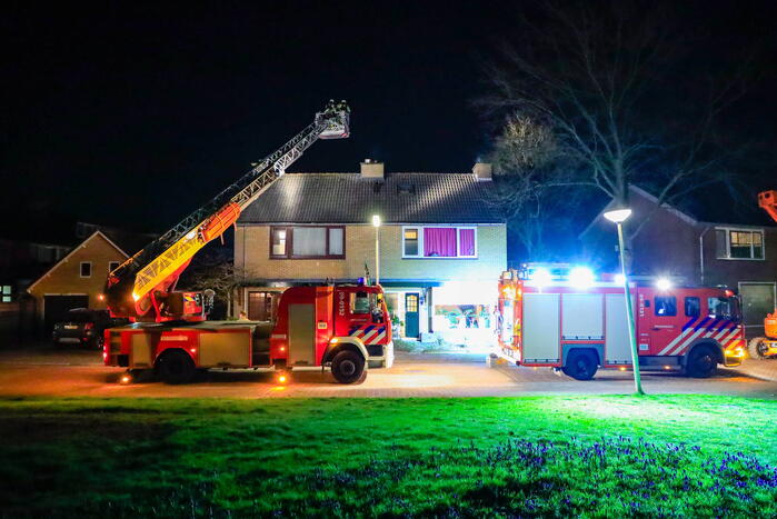 Schoorsteenbrand snel geblust