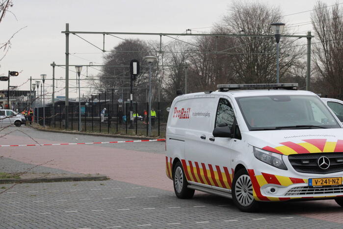 Geen treinverkeer door aanrijding met persoon