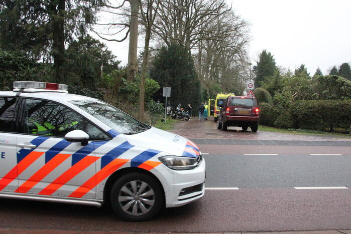 Scooterrijder gewond bij ongeval