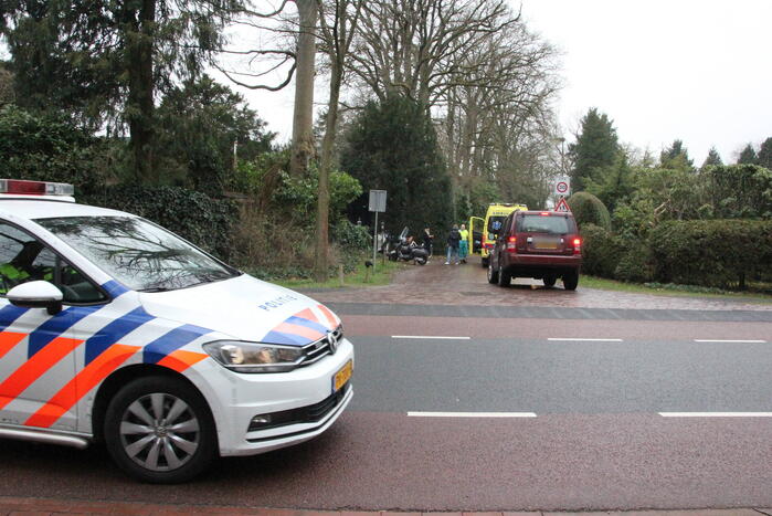 Scooterrijder gewond bij ongeval