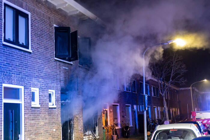 Woning volledig uitgebrand