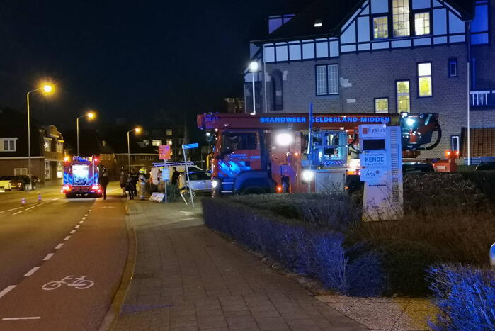 Brand op dak door werkzaamheden