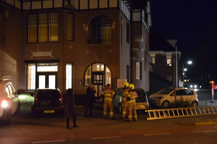 Brand op dak door werkzaamheden